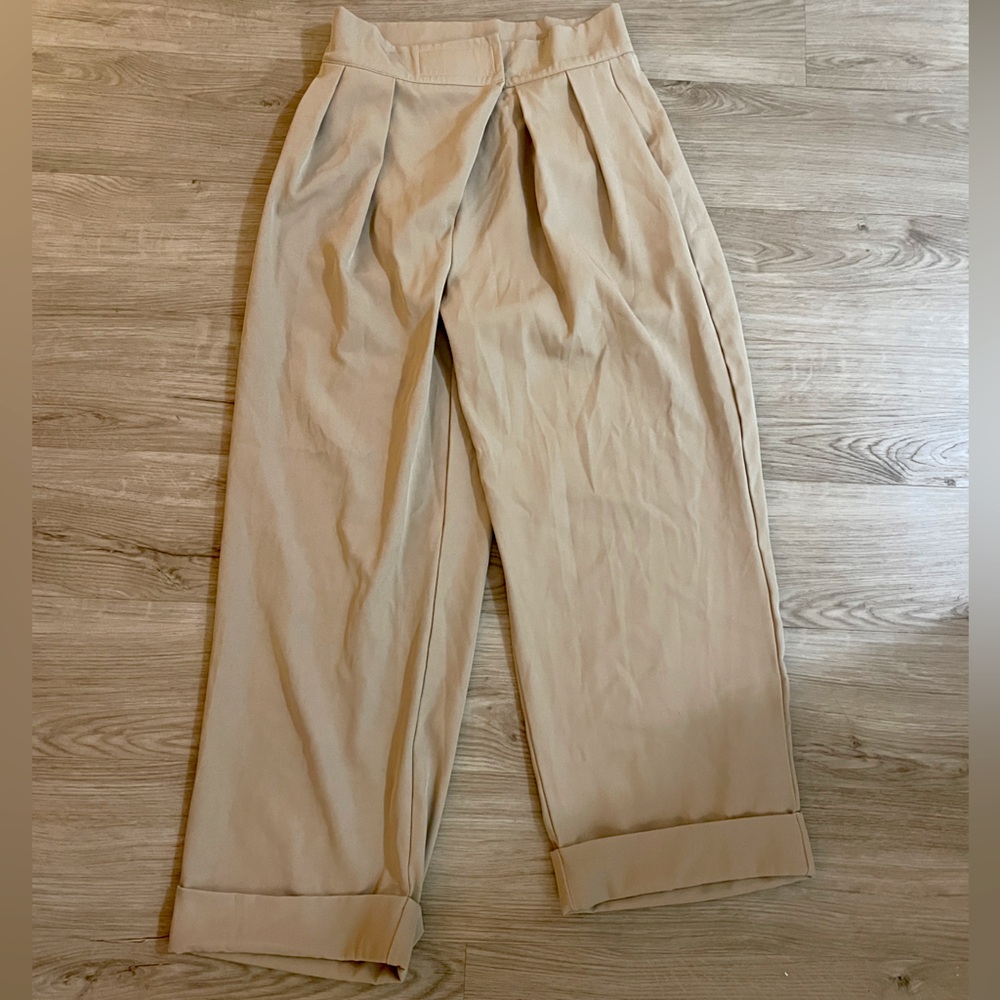 Amazon: Milumia Women's Elegant Pleated High Waisted Pocket Wide Leg Work